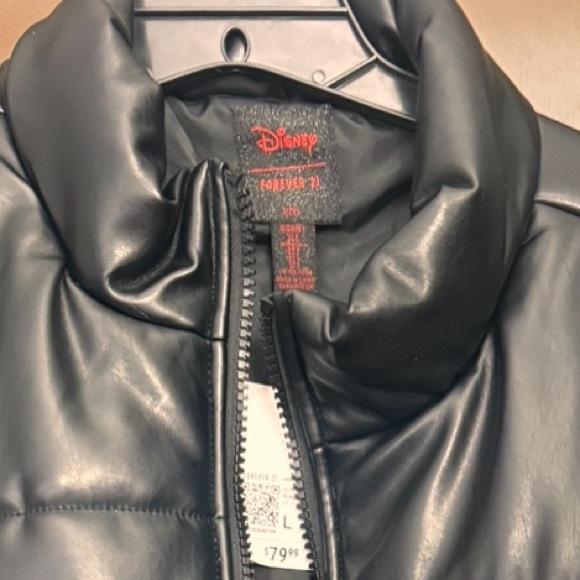 Disney Mickey Mouse Puffer Jacket Size Large for Men - Picture 5 of 5